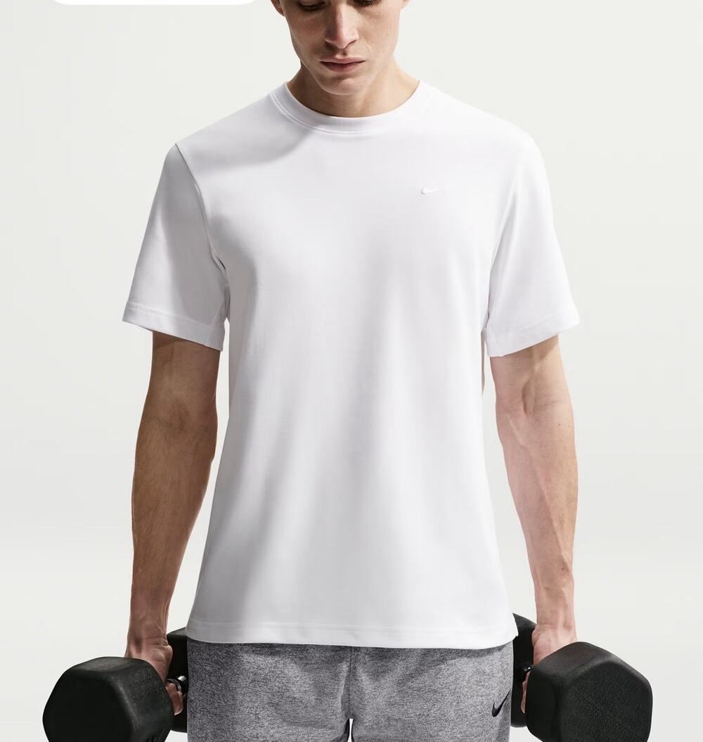 NWT Nike DriFIT White Training Casual T-Shirt - Size Medium